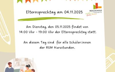 1.Elternsprechtag am 04.11.2025